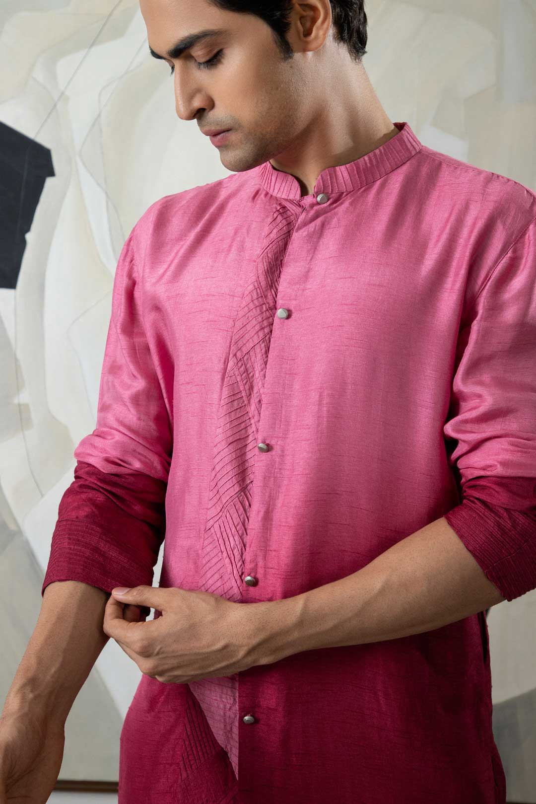 Maroon kurta set
