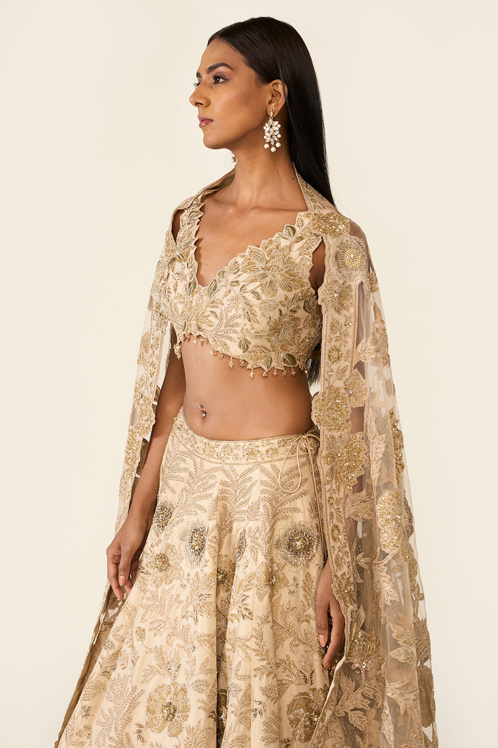 Golden Lehenga Set