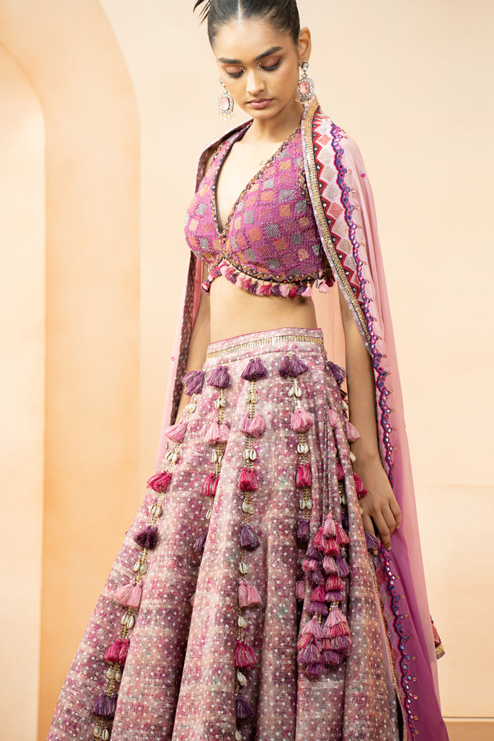 Gulzaar Lehenga - Auraya Fashion -  - #tag1# - #tag2# - #tag3# - #tag3#