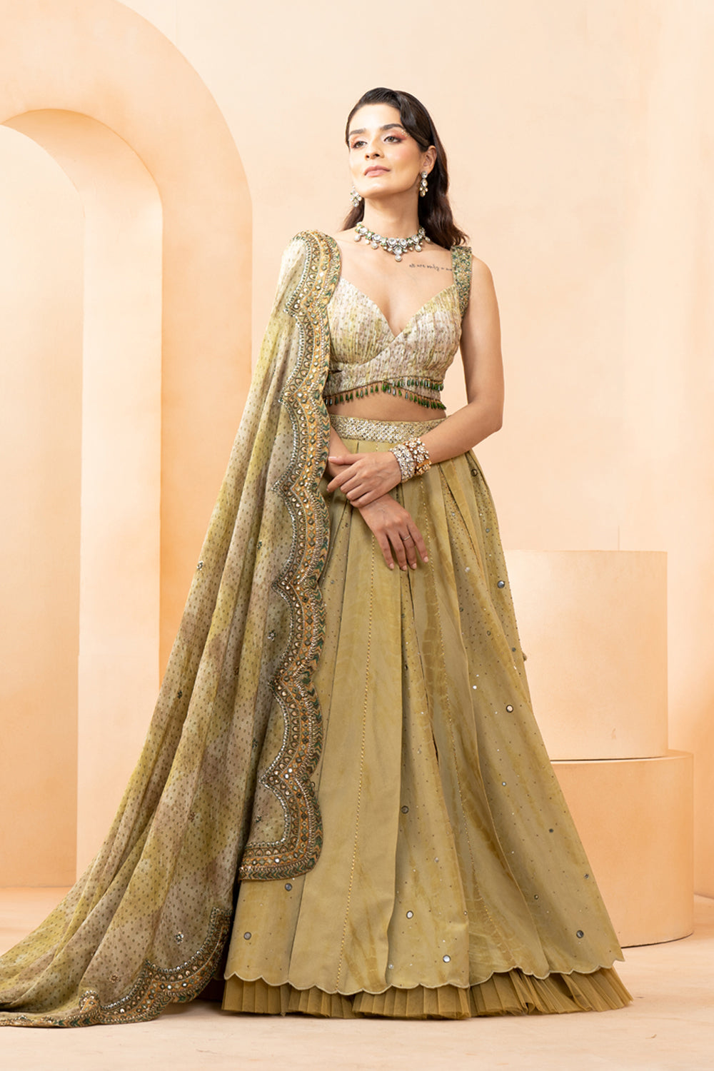 Shaheen Lehenga - Auraya Fashion - Studio Bageecha - #tag1# - #tag2# - #tag3# - #tag3#