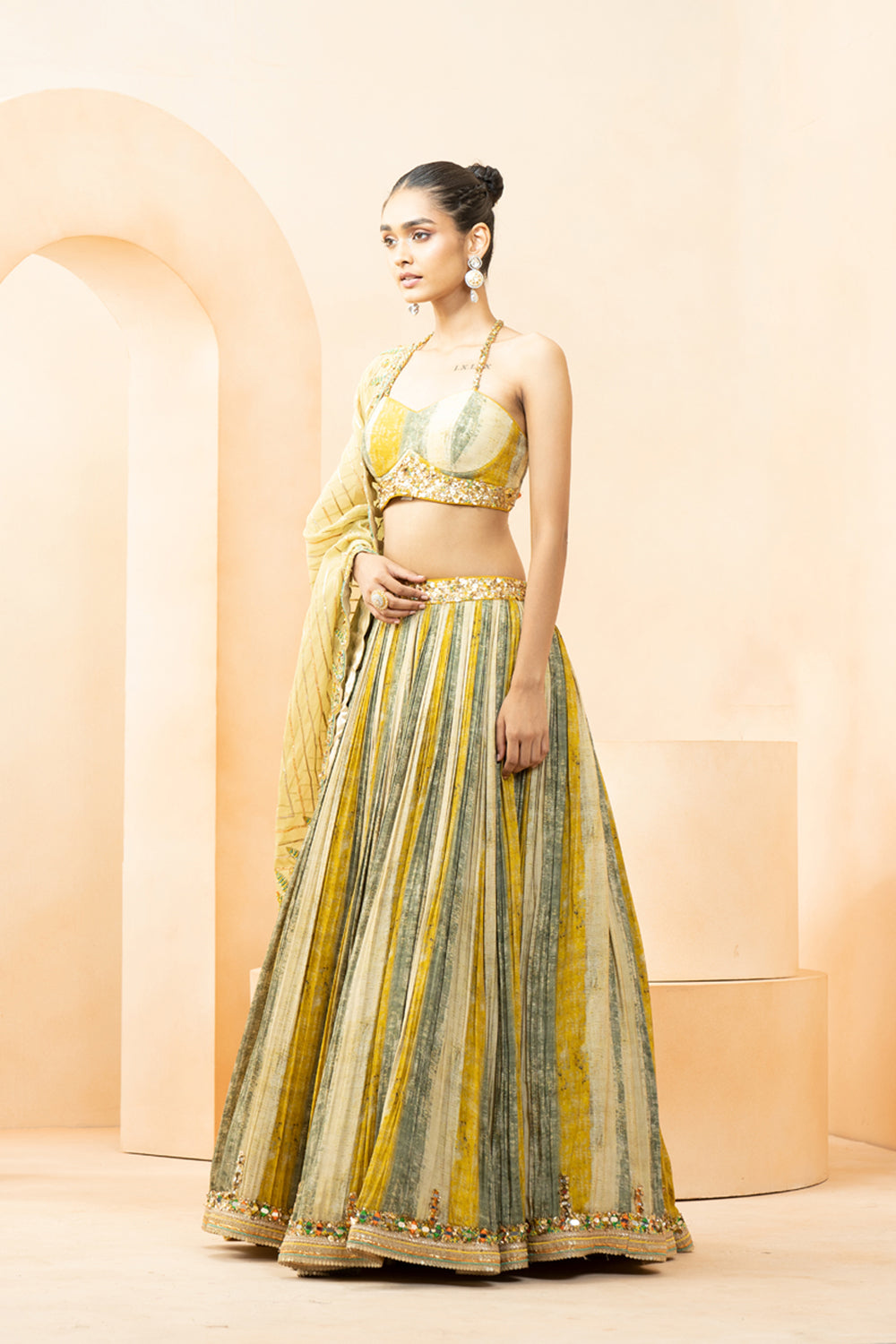 Nayaab Lehenga - Auraya Fashion - Studio Bageecha - #tag1# - #tag2# - #tag3# - #tag3#