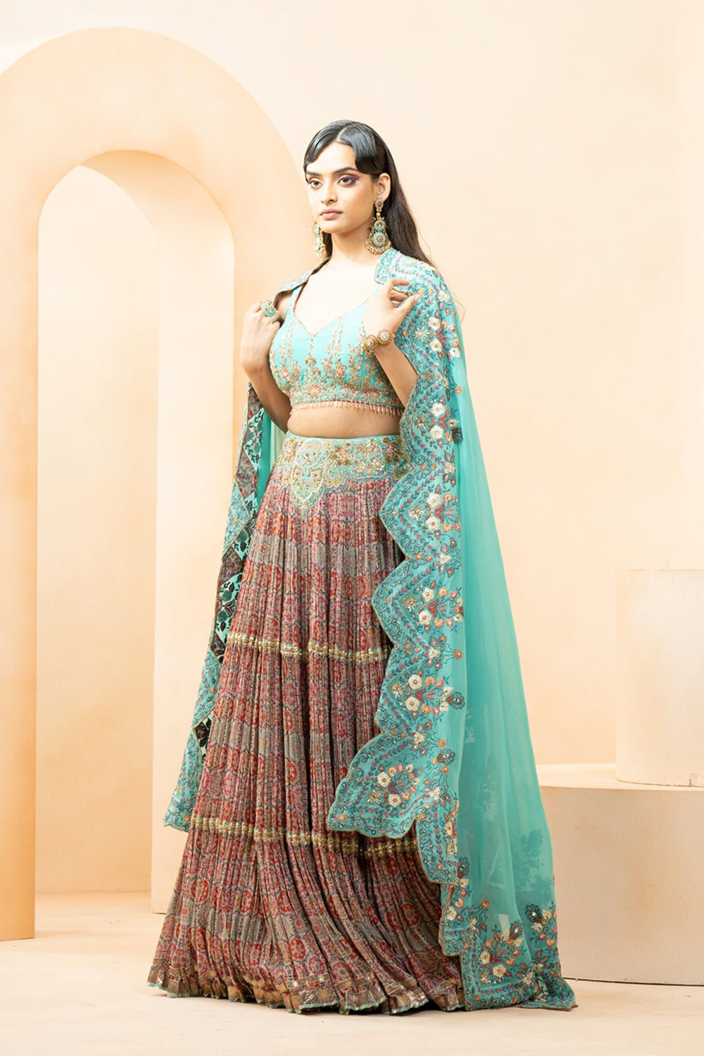 Warq Lehenga