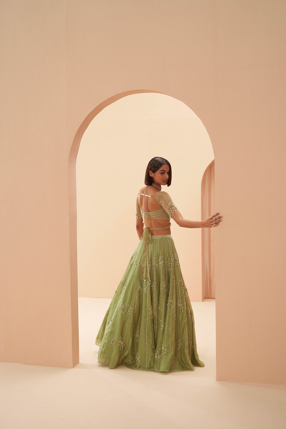 Jade Lehenga