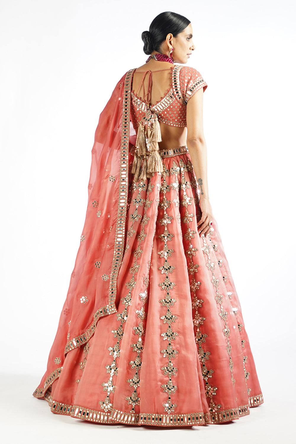 Mellow Rose Chandelier Drop Lehenga Set