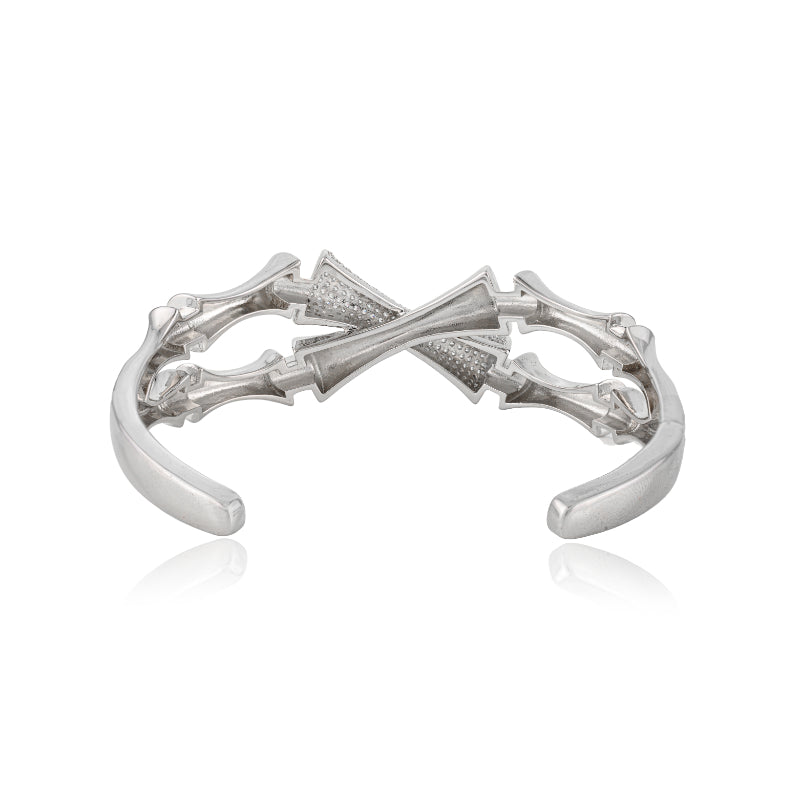 925 Silver Cuff Bangle Bracelet