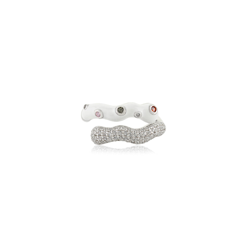Charming Sterling Silver Stackable Ring