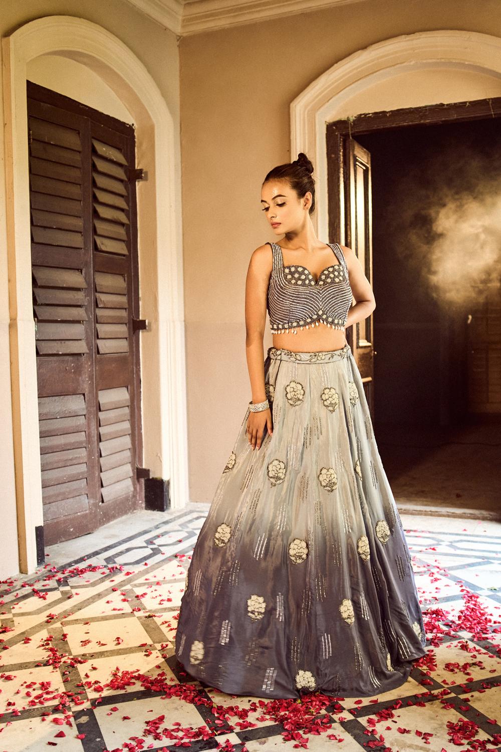 Blue Lehenga Set