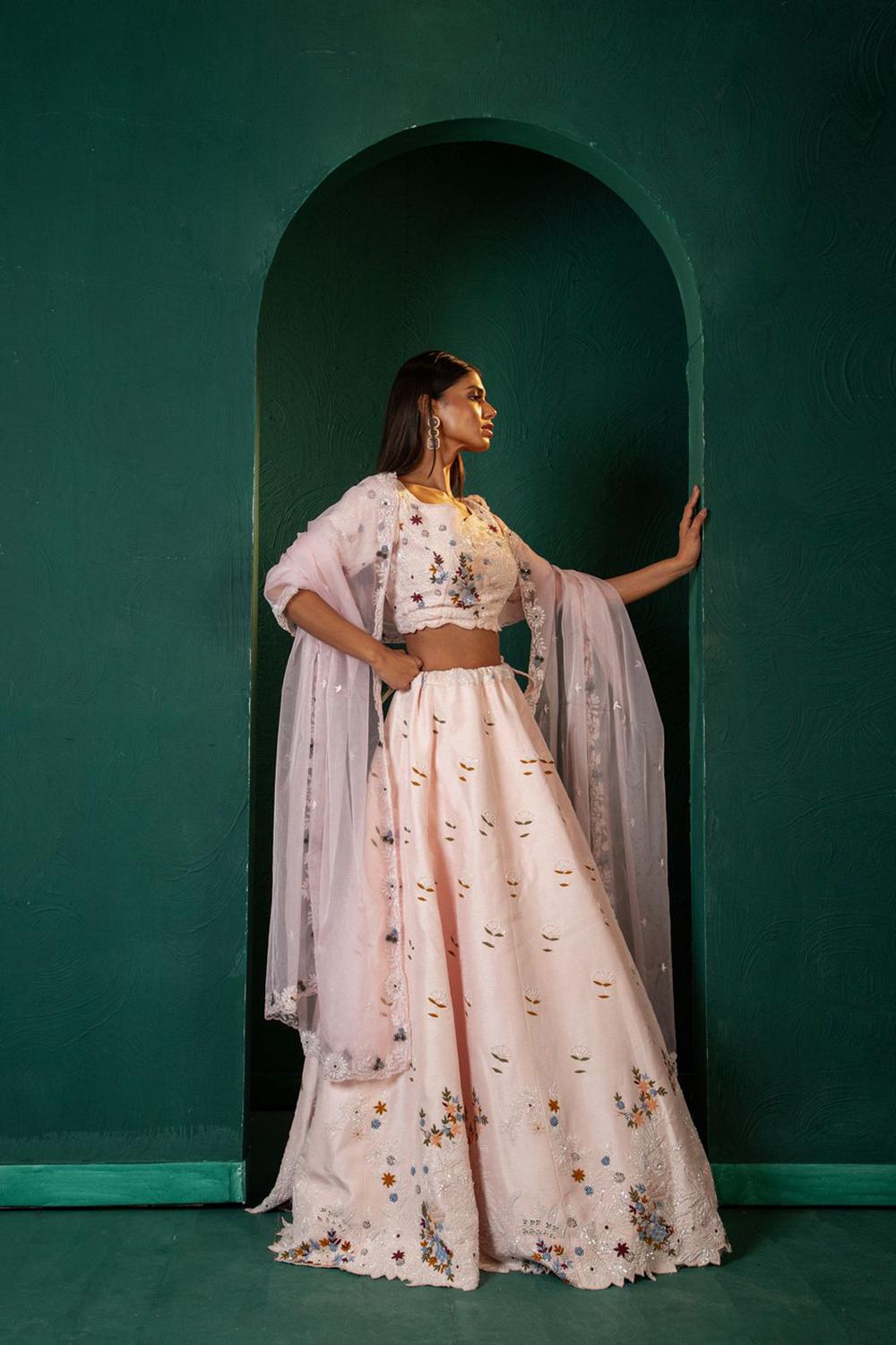 Pastel Pink Lehenga Set