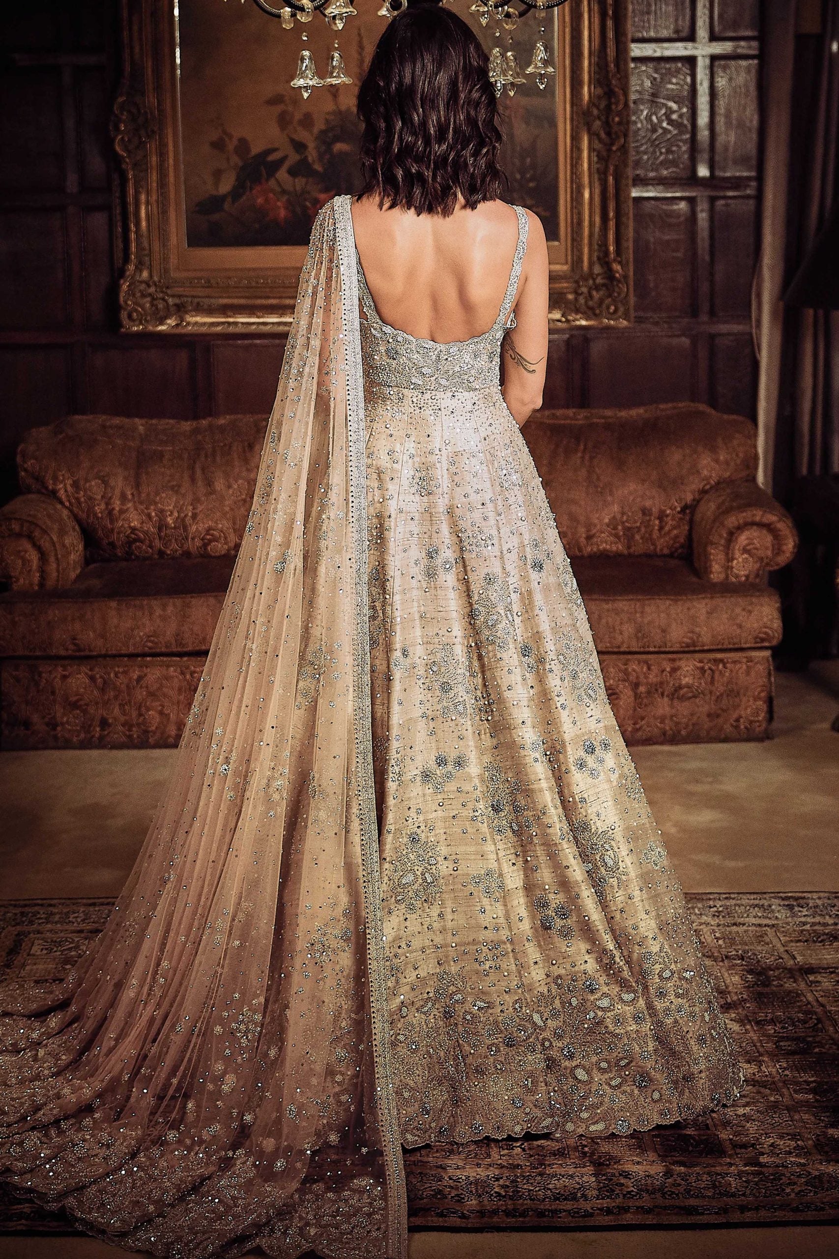 The Starlight Mogra Gown