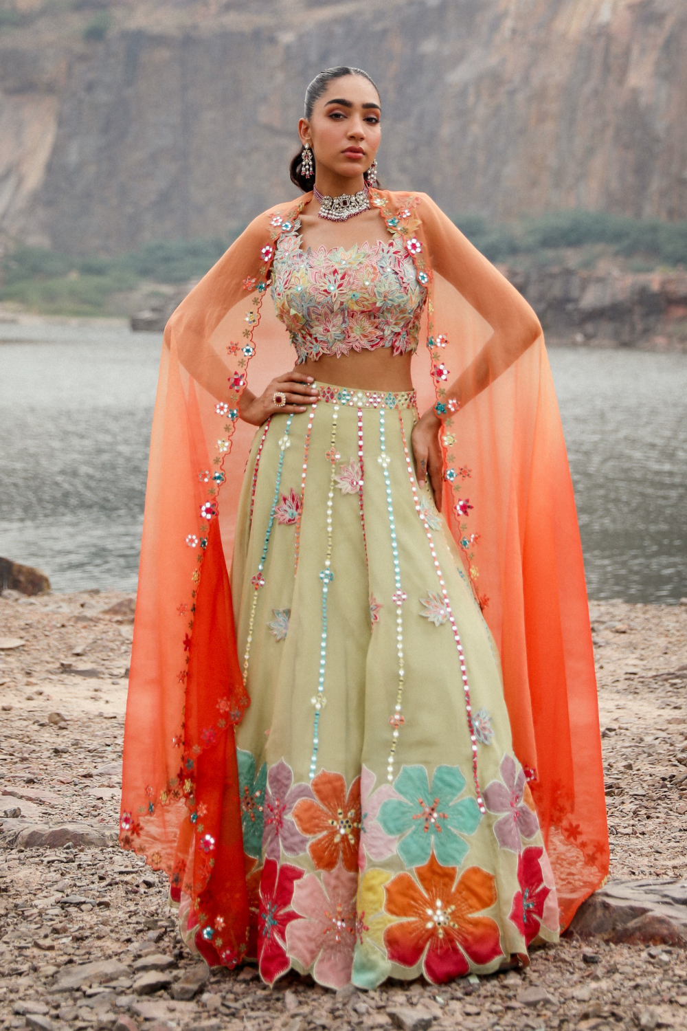 Bloom Lehenga Set