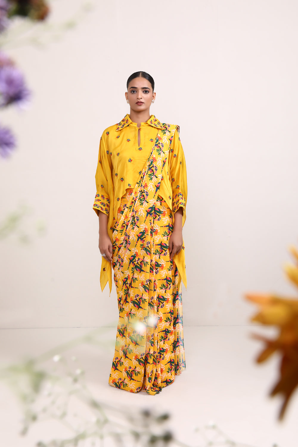 Marigold Saree - Auraya Fashion - Miku Kumar - 