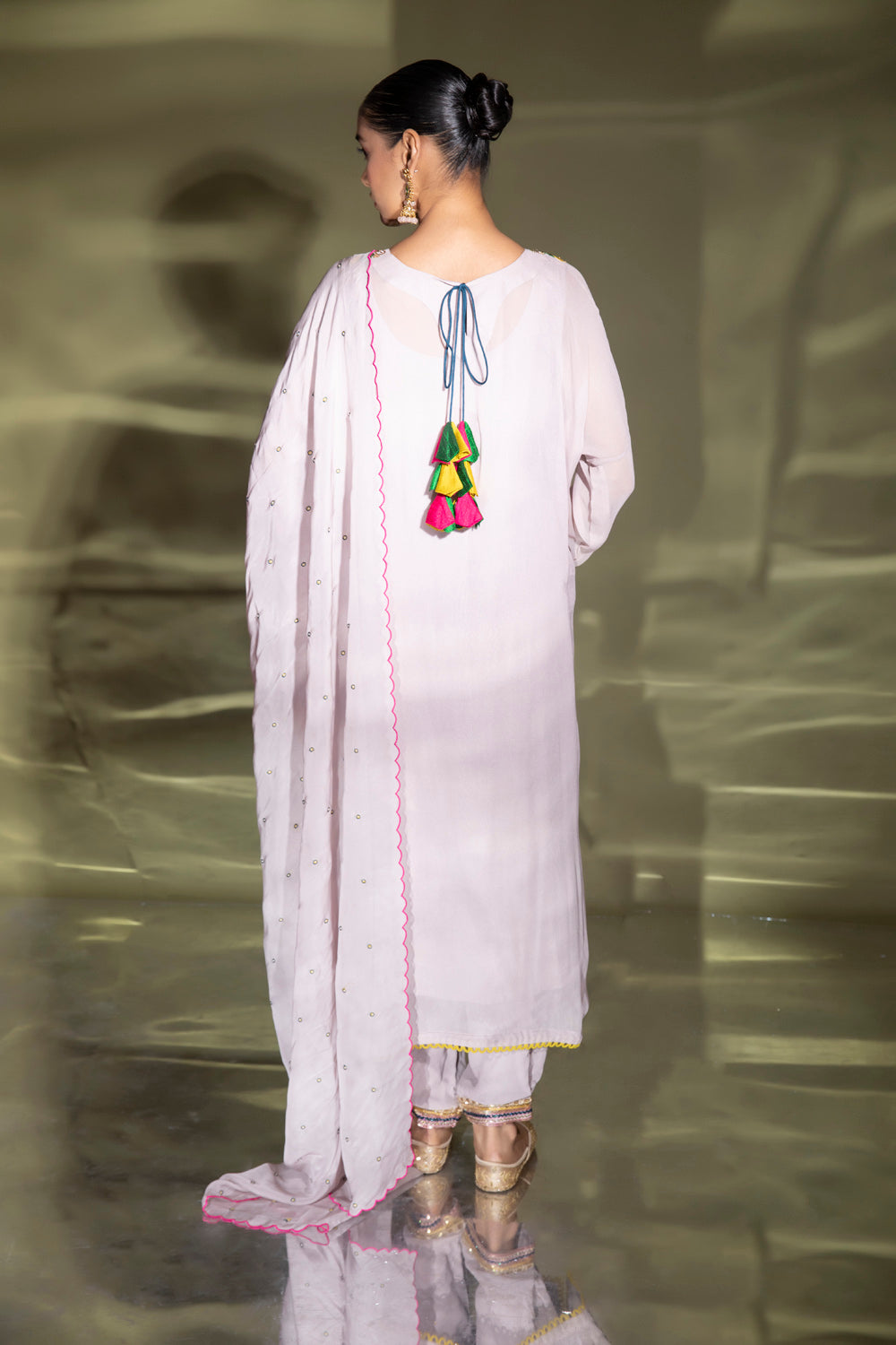 Meliora Embroidered Suit With Dupatta - Auraya Fashion 