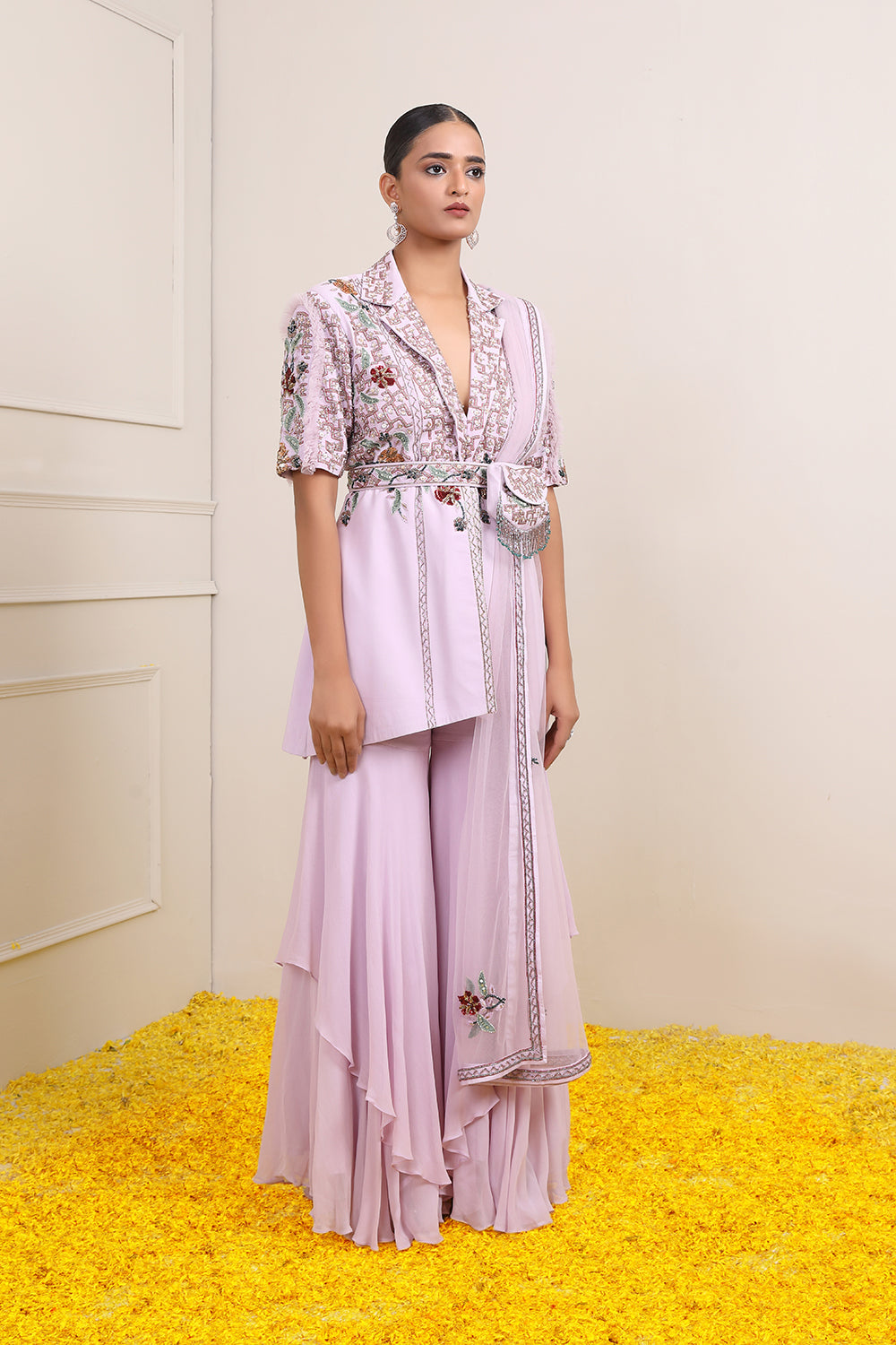 Safira Sharara Set - Auraya Fashion 