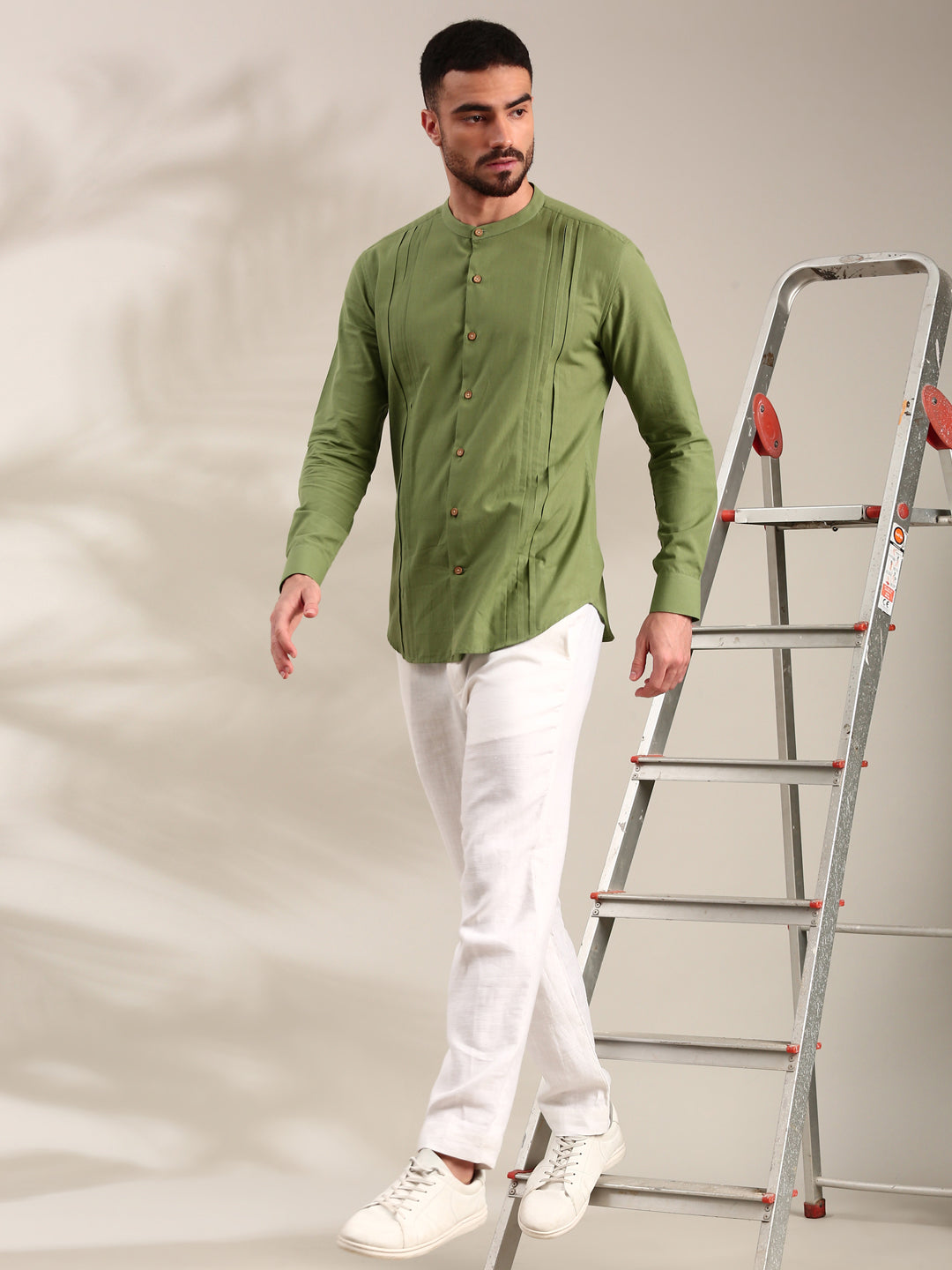Green Cotton Shirt