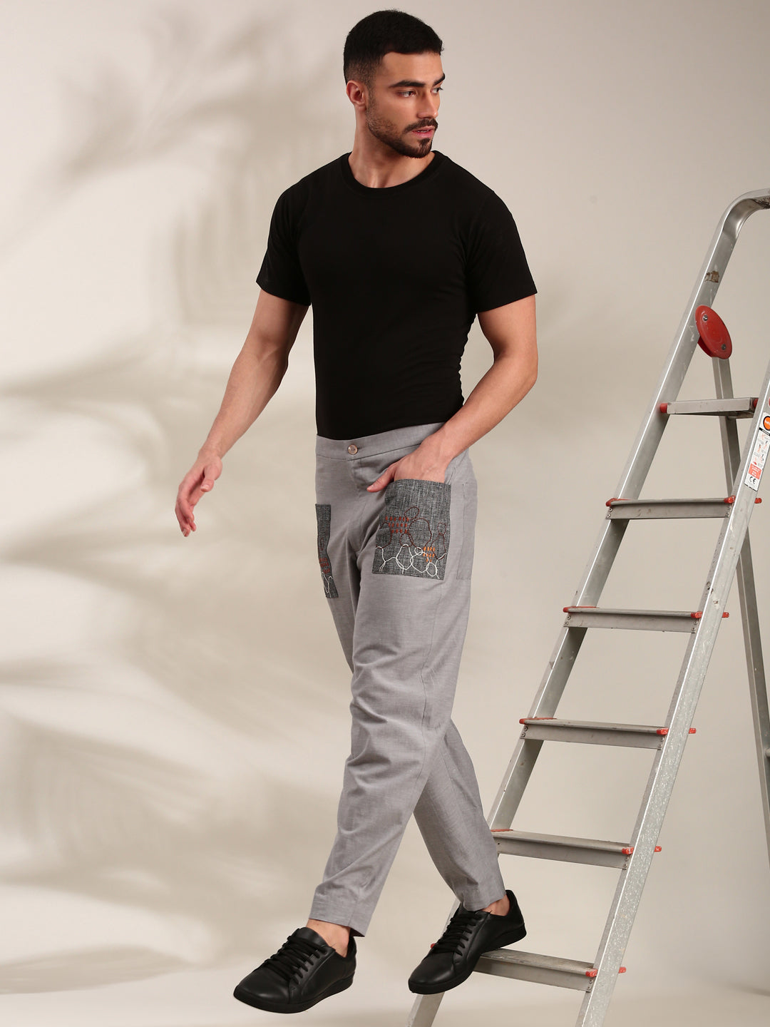 Black Cotton Pant