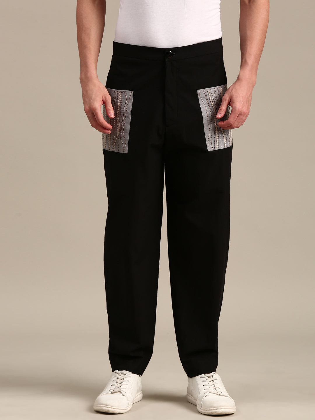 Silver Grey Cotton Pant