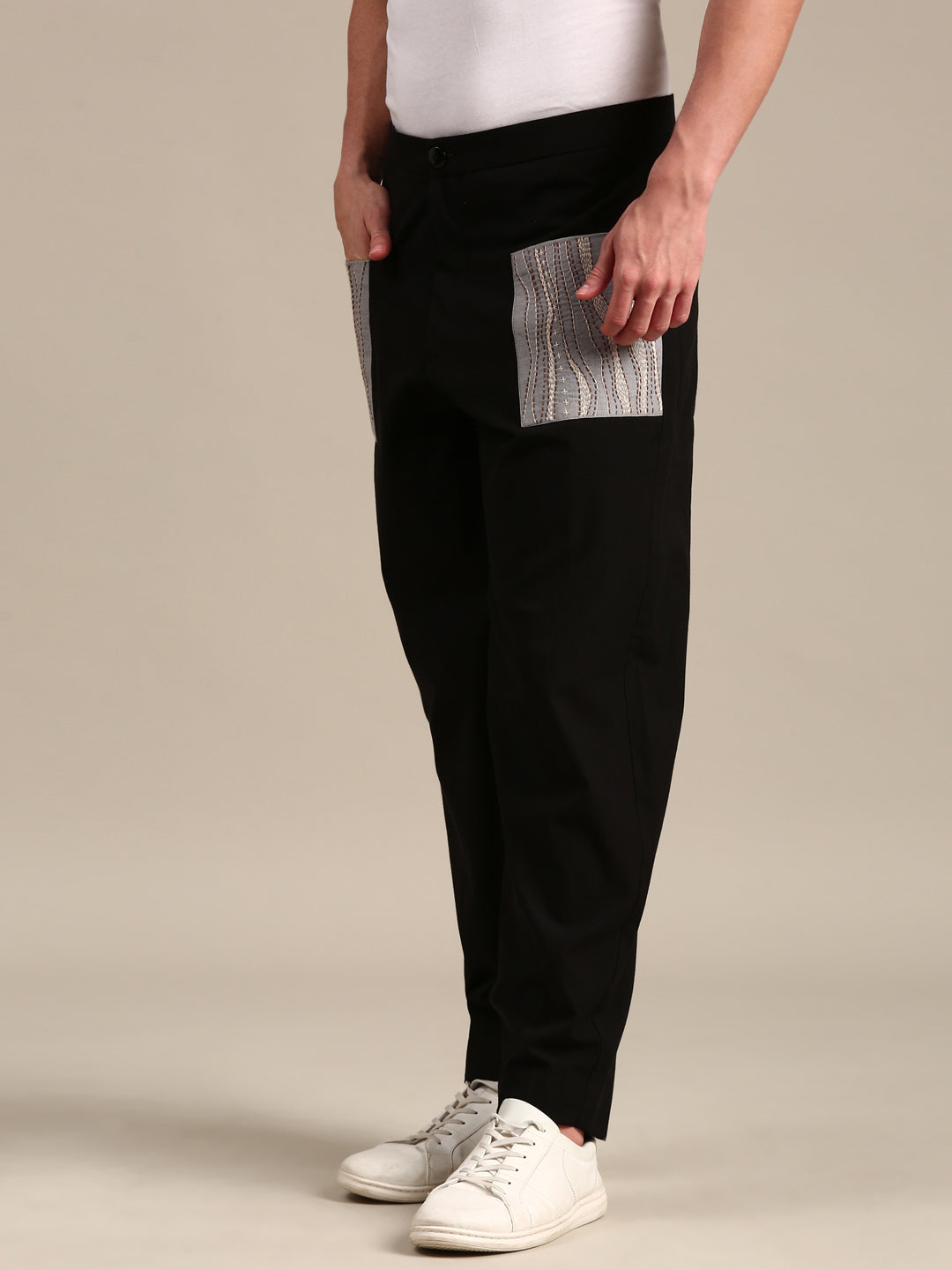 Silver Grey Cotton Pant