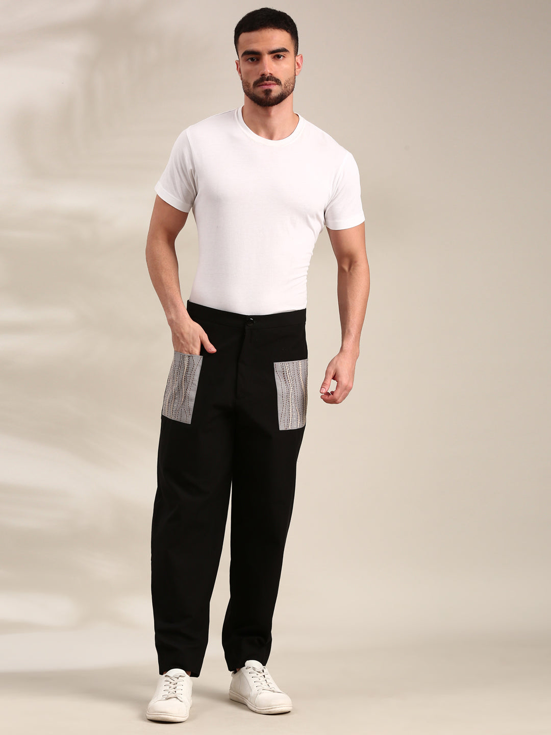 Silver Grey Cotton Pant