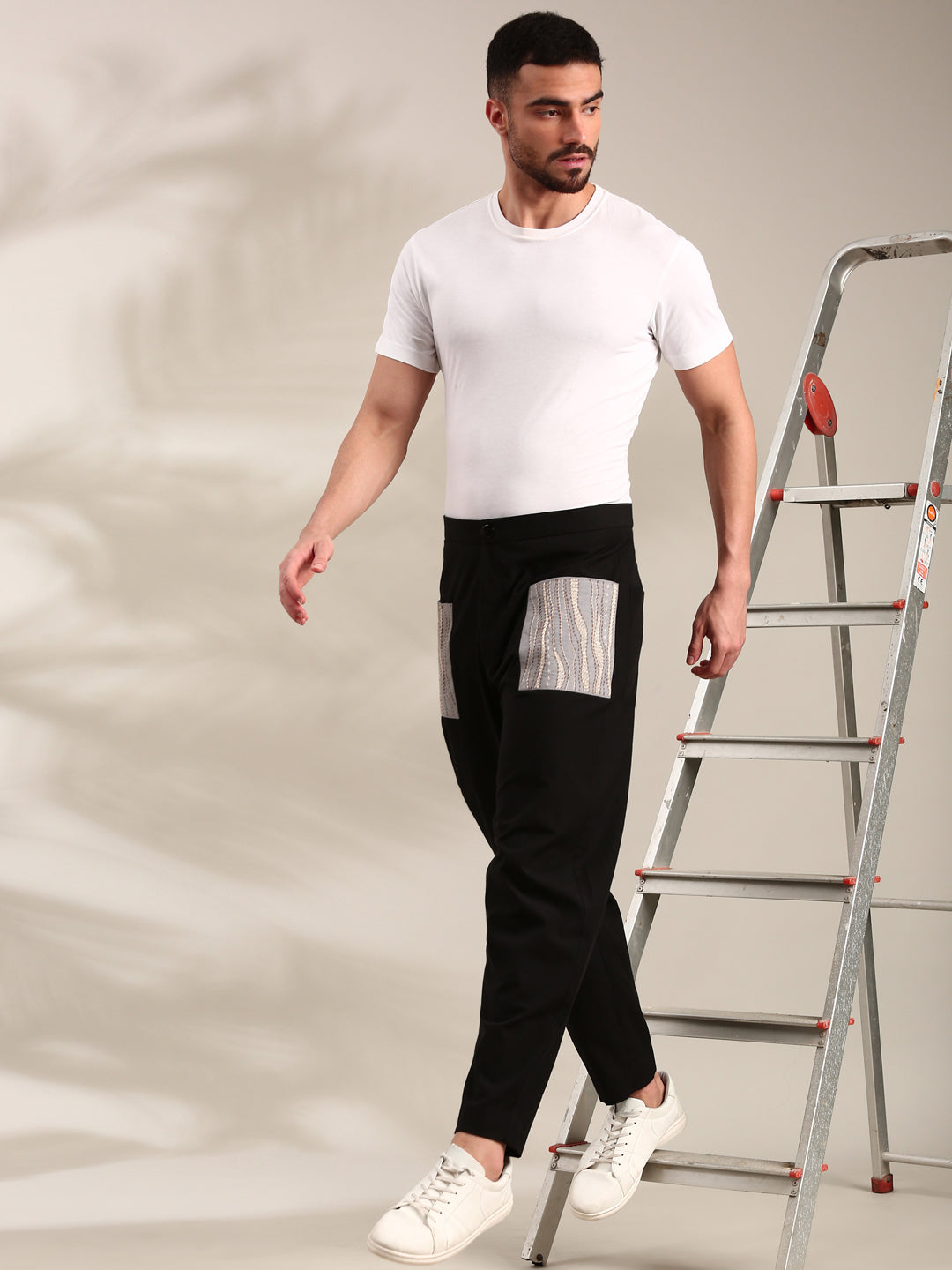 Silver Grey Cotton Pant