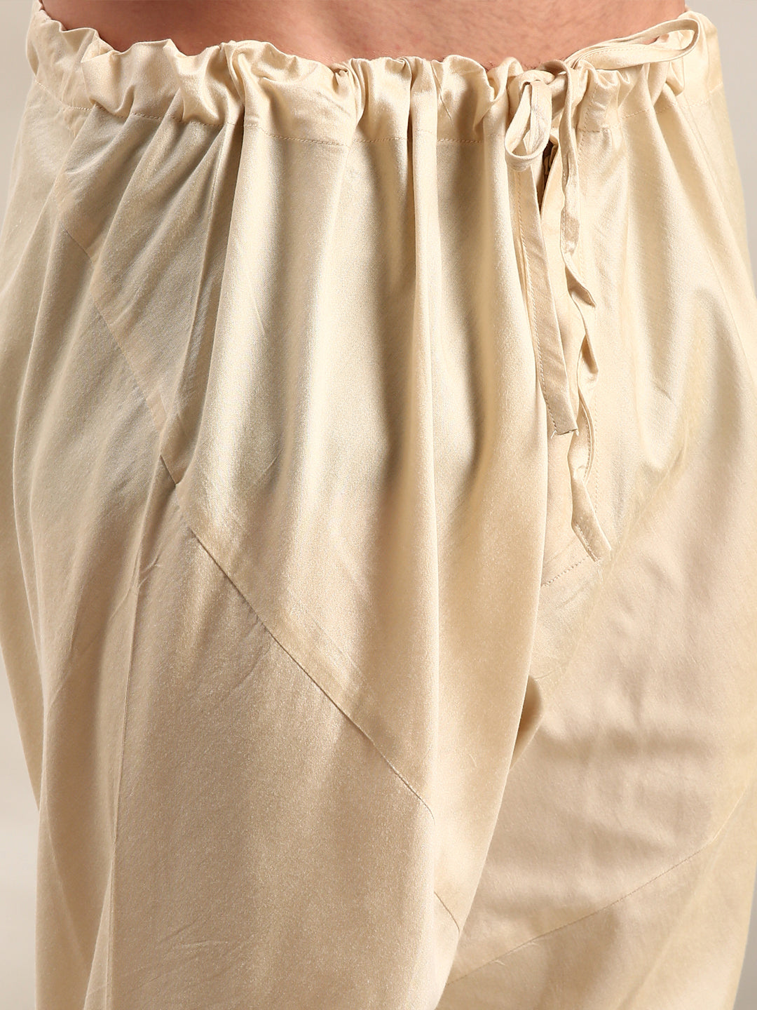 Gold Chanderi Sherwani Set