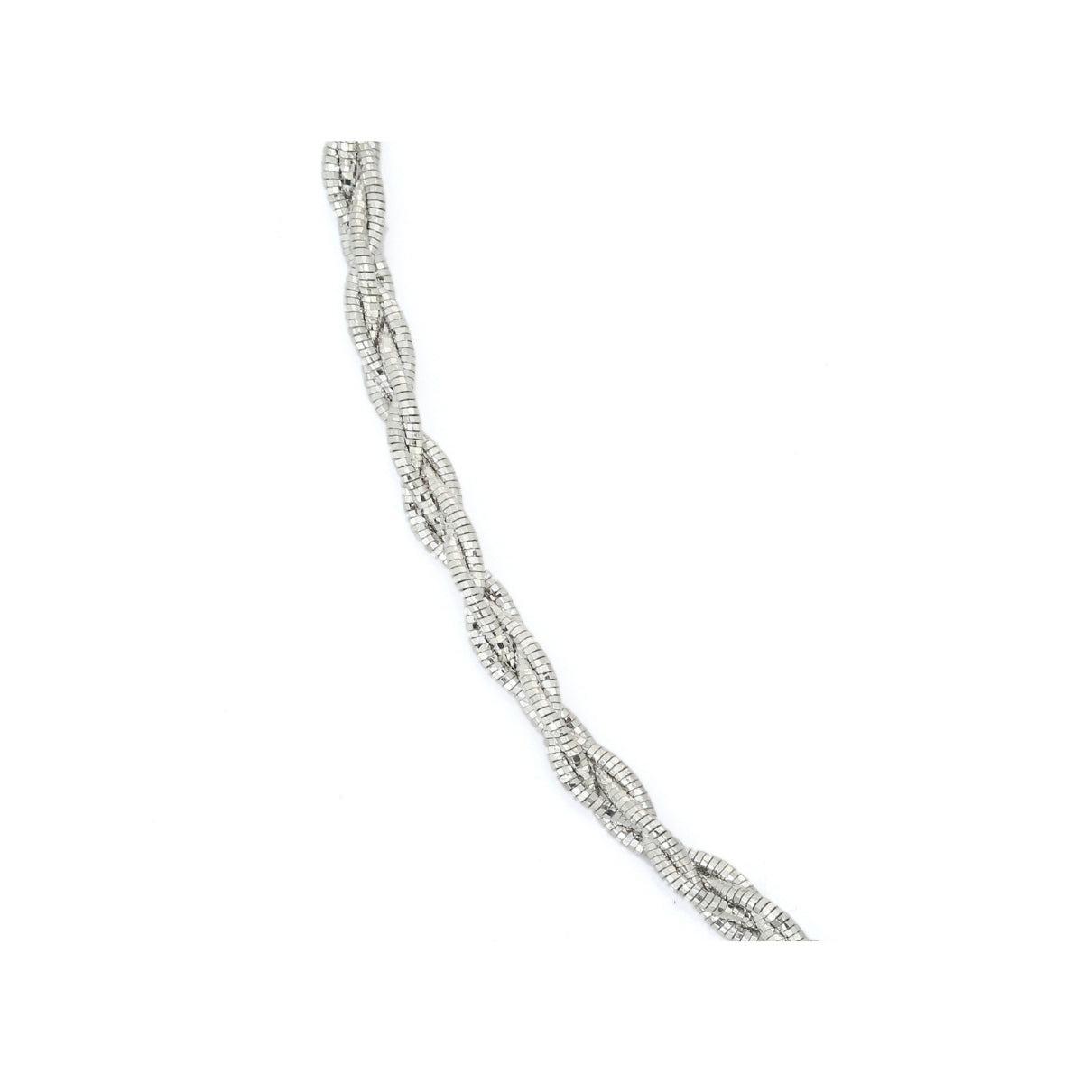 925 Silver Twisted Chain Necklace for Women