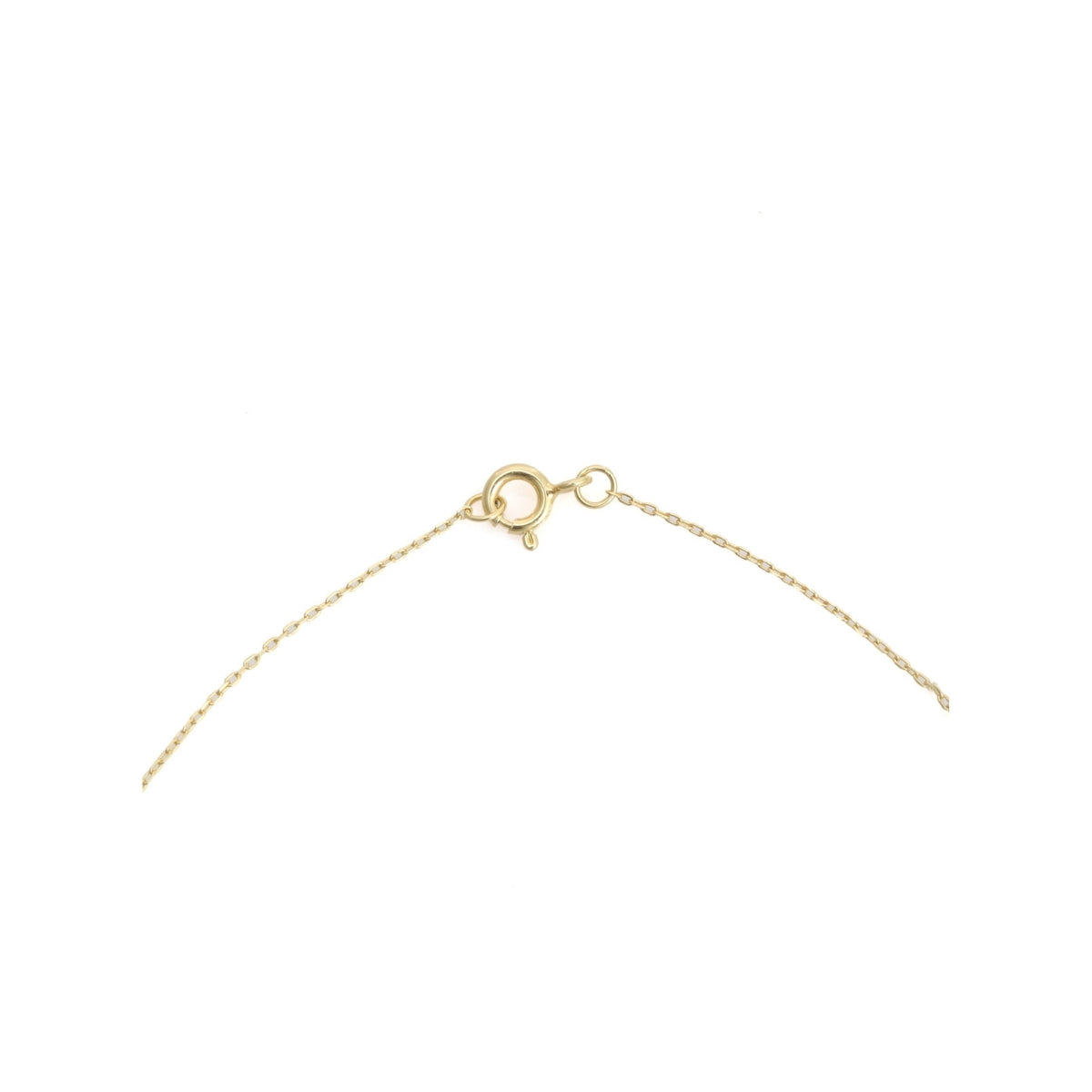 Pearl Drop Necklace in Yellow Gold Finish