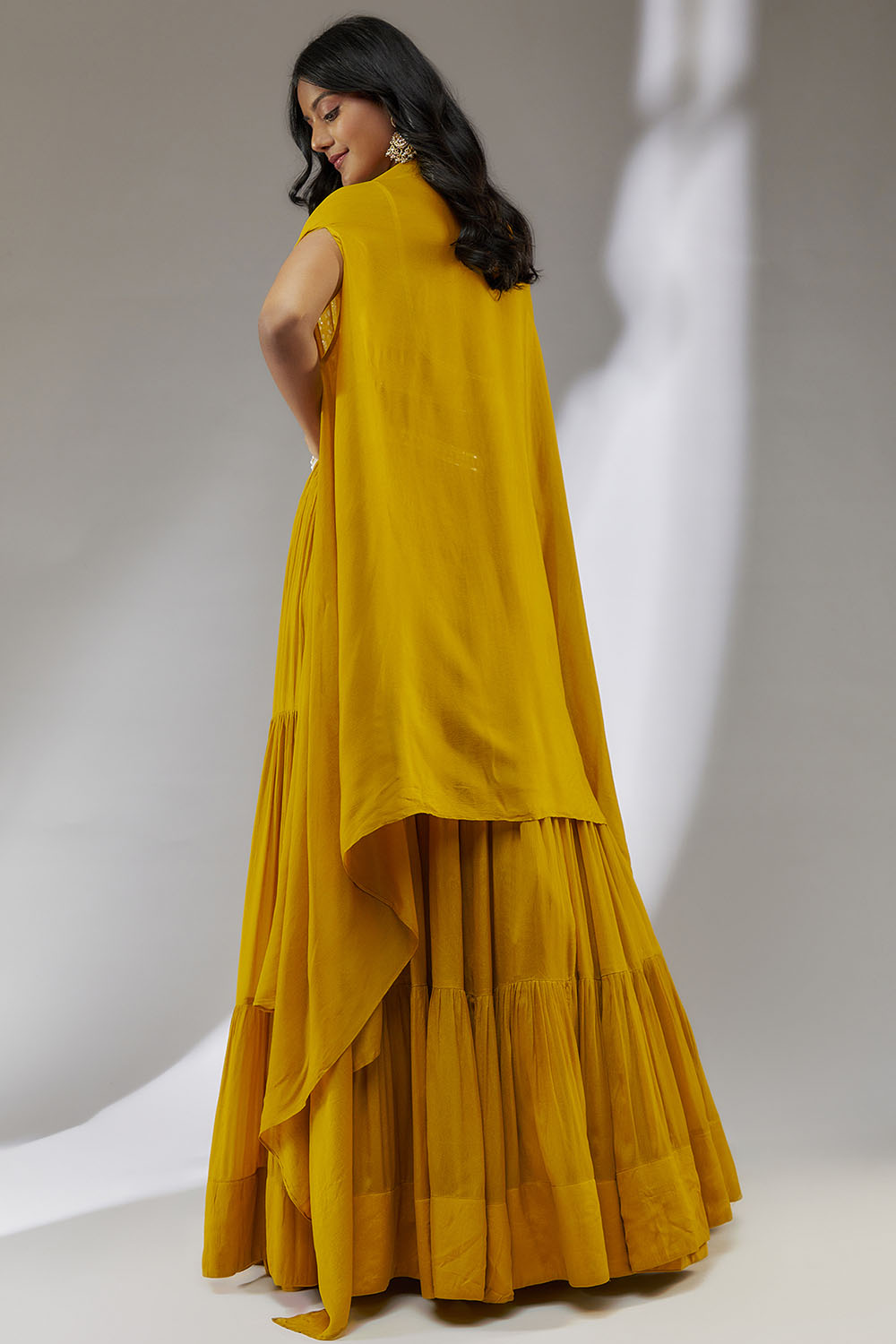 Chiffon Lehanga Set - Auraya Fashion 