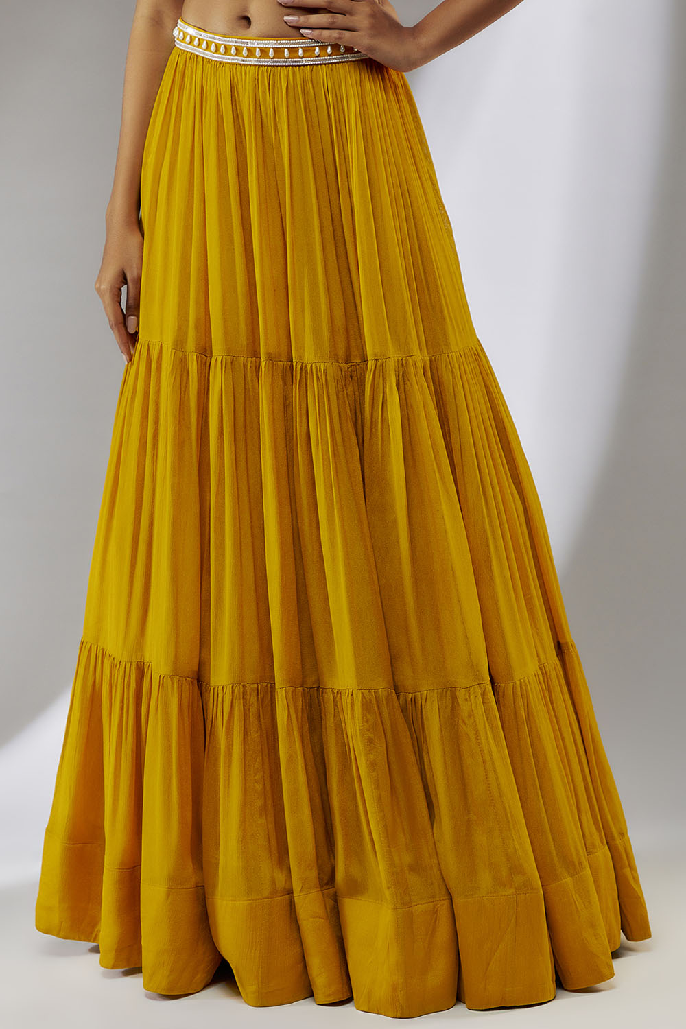 Chiffon Lehanga Set - Auraya Fashion 