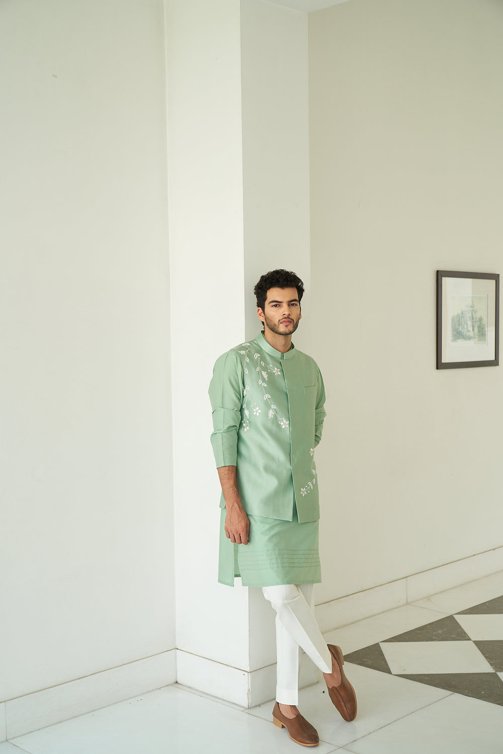 Aspen Green Jacket Set - Auraya Fashion -  - #tag1# - #tag2# - #tag3# - #tag3#