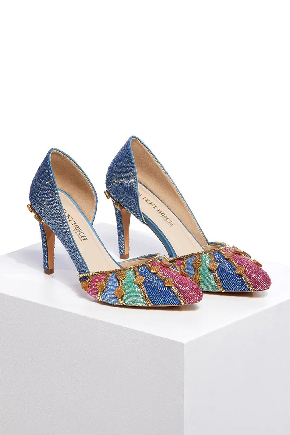 Midnight’S Babe- Multicoloured Stiletto Pumps - Auraya Fashion - Papa Don't Preach Footwear - #tag1# - #tag2# - #tag3# - #tag3#