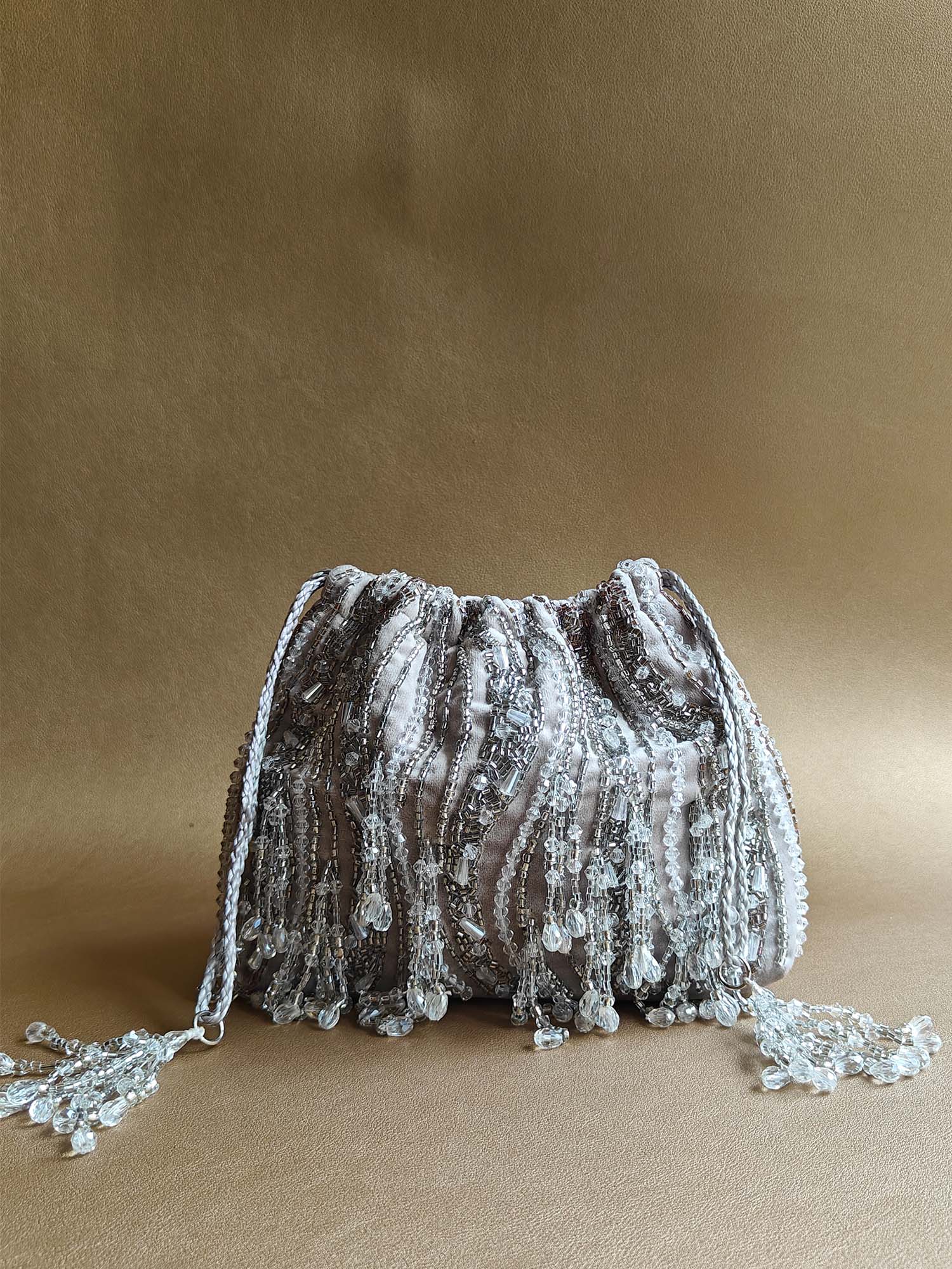 Image of The Pouch Bag in Silver Grey