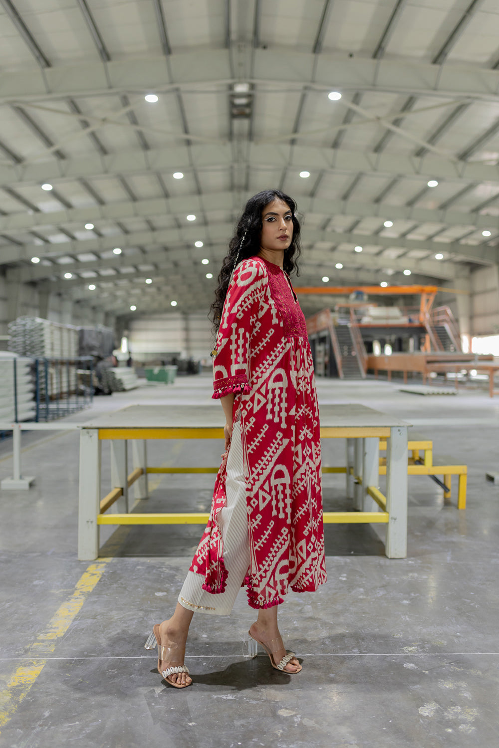 Offwhite Brick Dupatta