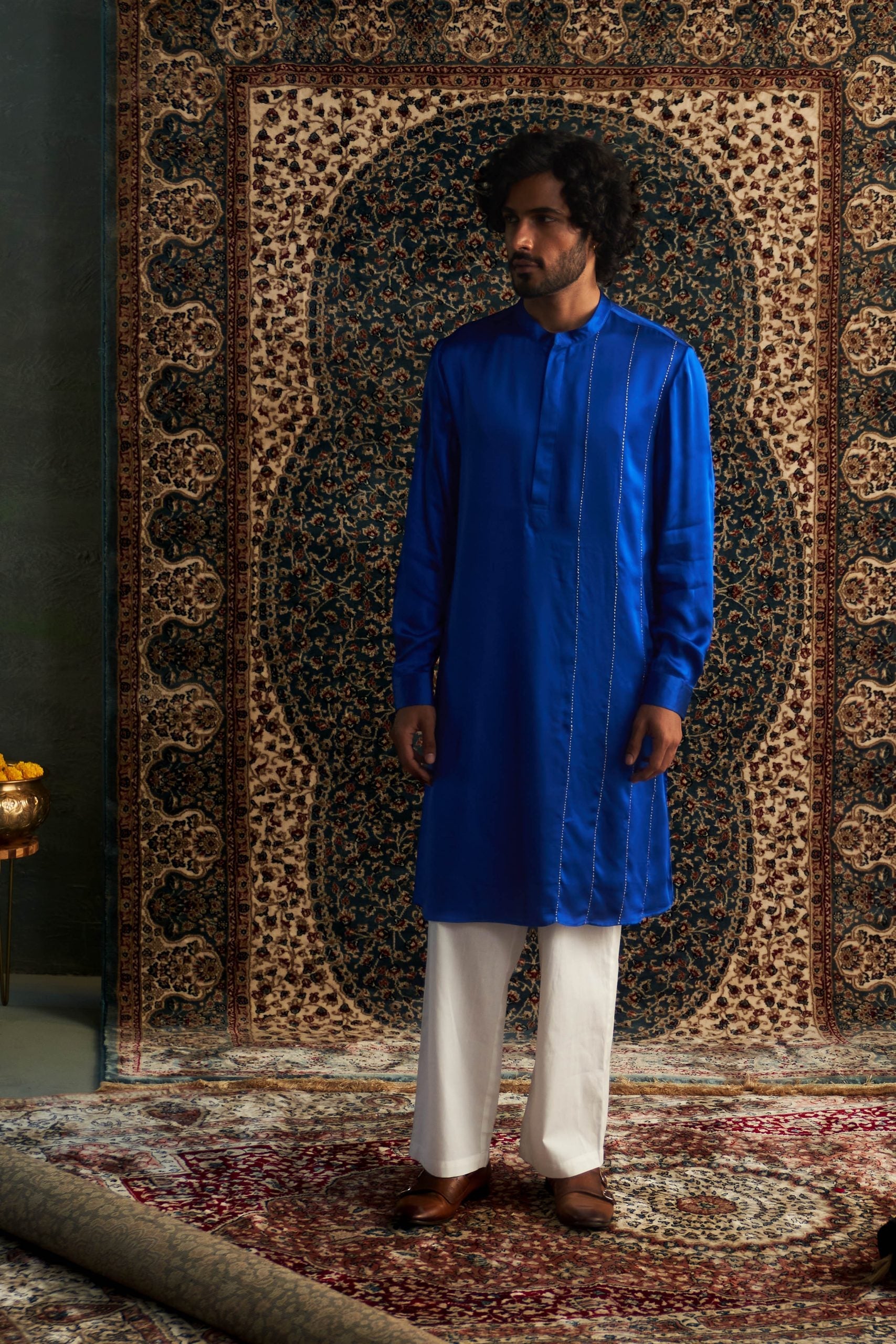 Prarambh Embroidered kurta set for men