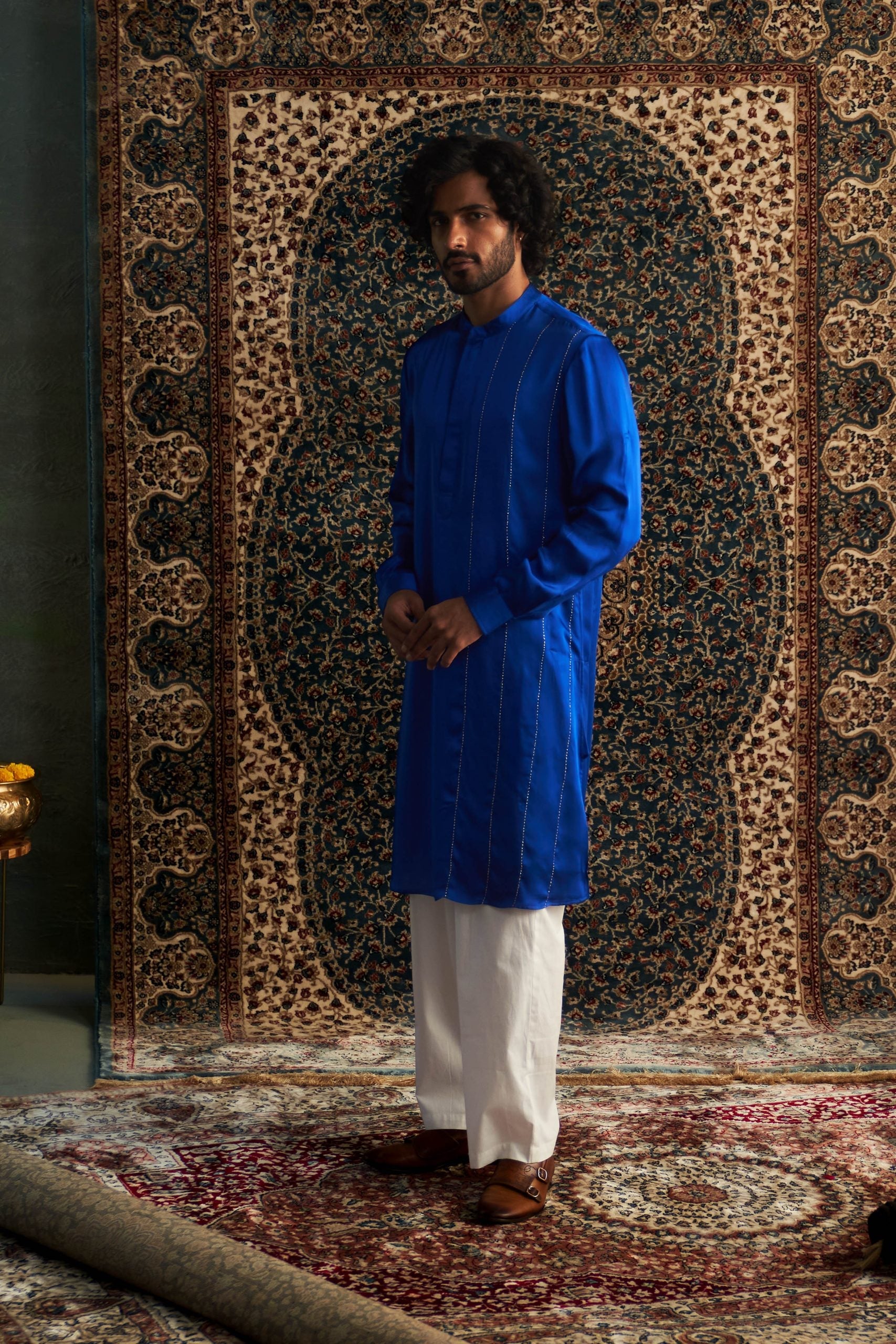 Prarambh Embroidered kurta set for men