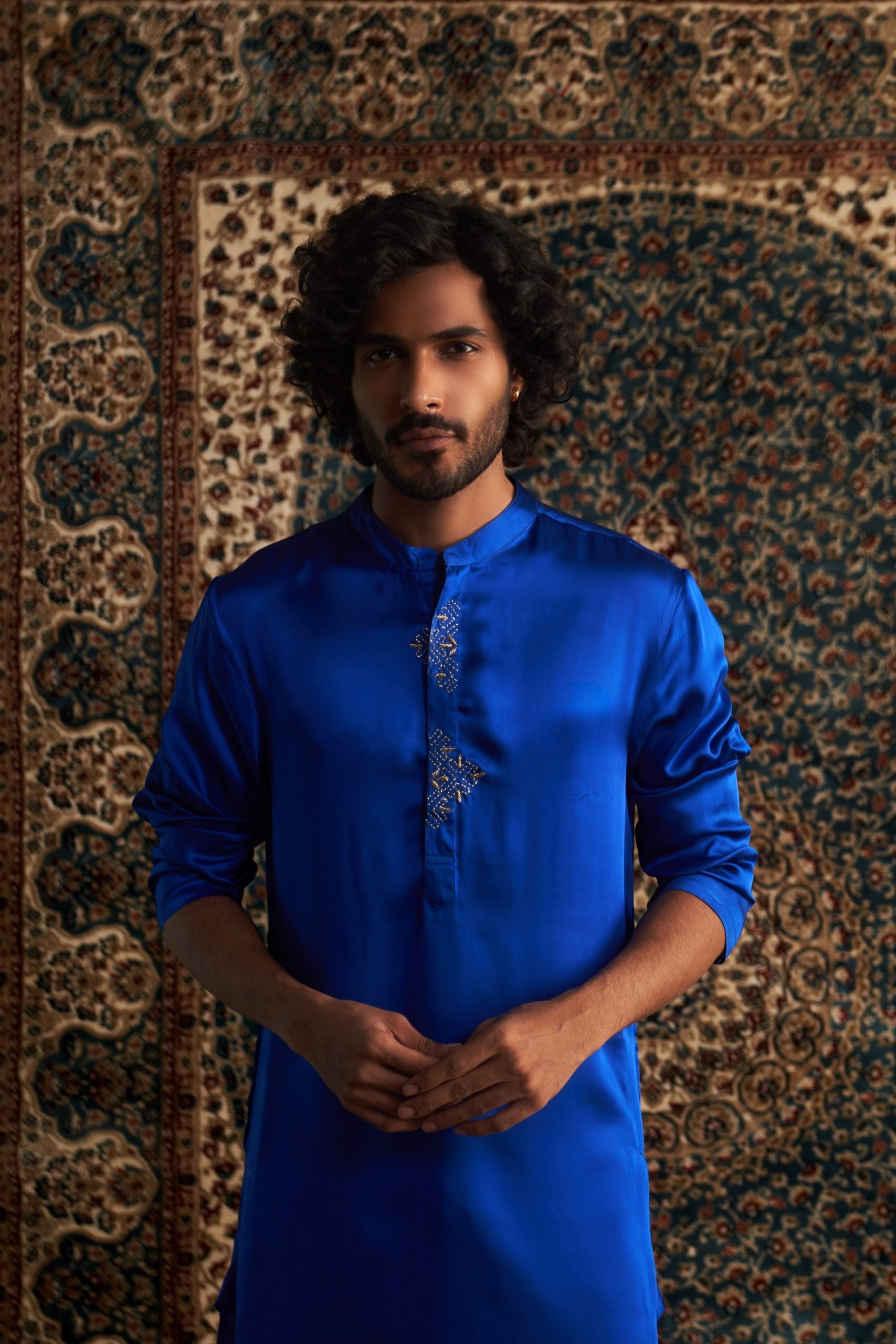 Prarambh Embroidered  kurta set for men