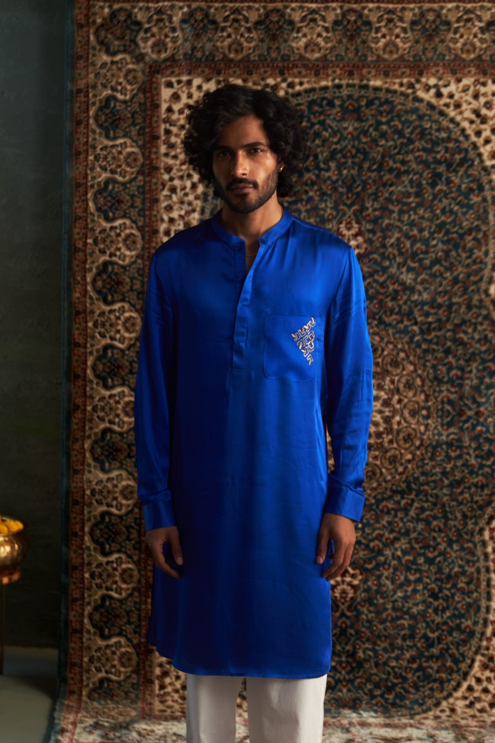 Prarambh Embroidered kurta set for men