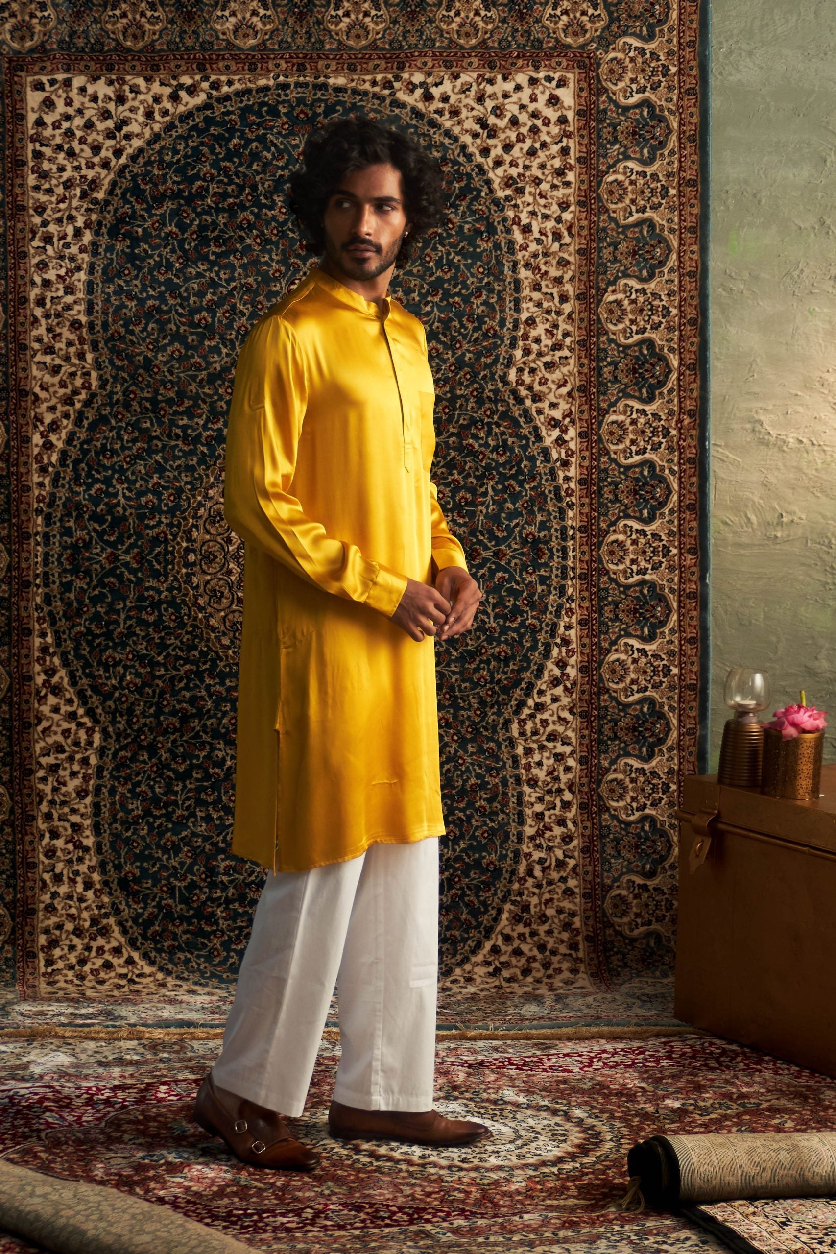 Prarambh Embroidered kurta set for men