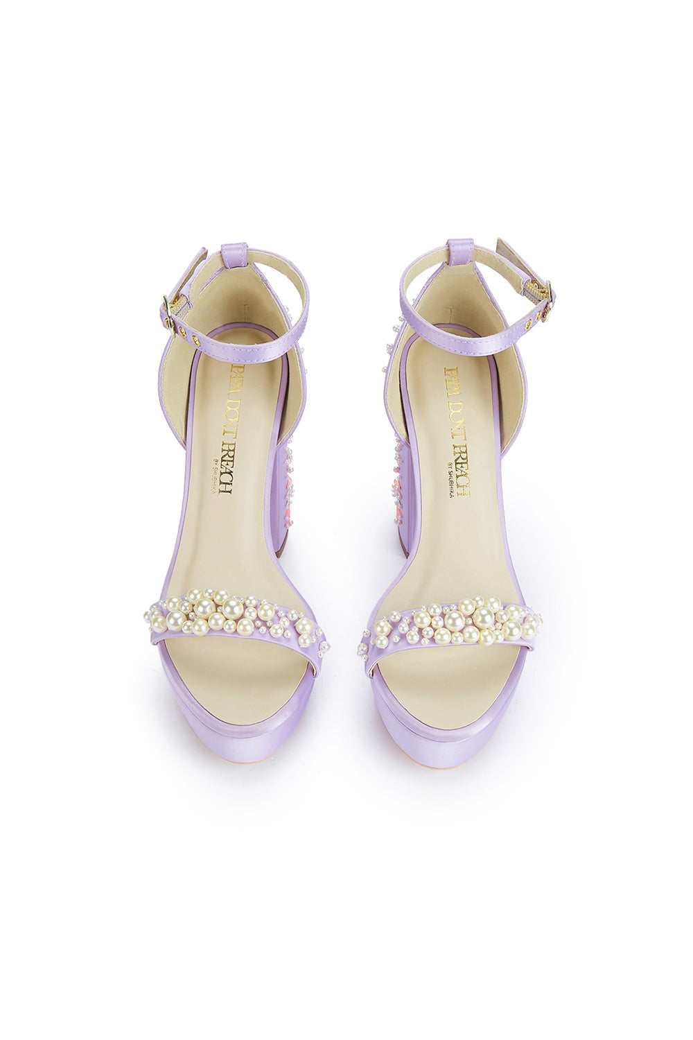 The Dandelion Twinkle - Lilac Platform Block Heels - Auraya Fashion - Papa Don't Preach Footwear - #tag1# - #tag2# - #tag3# - #tag3#