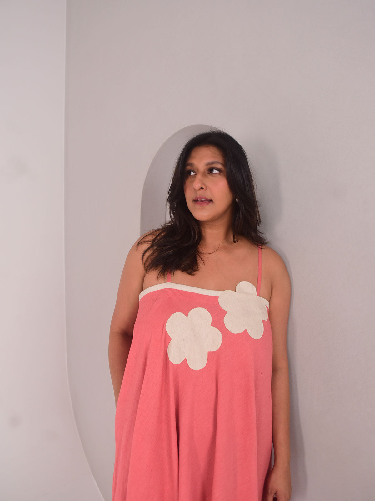 Rose Applique Dress