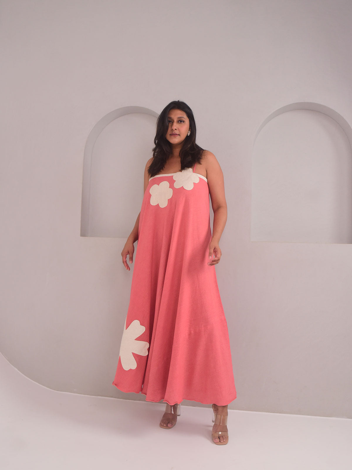 Rose Applique Dress