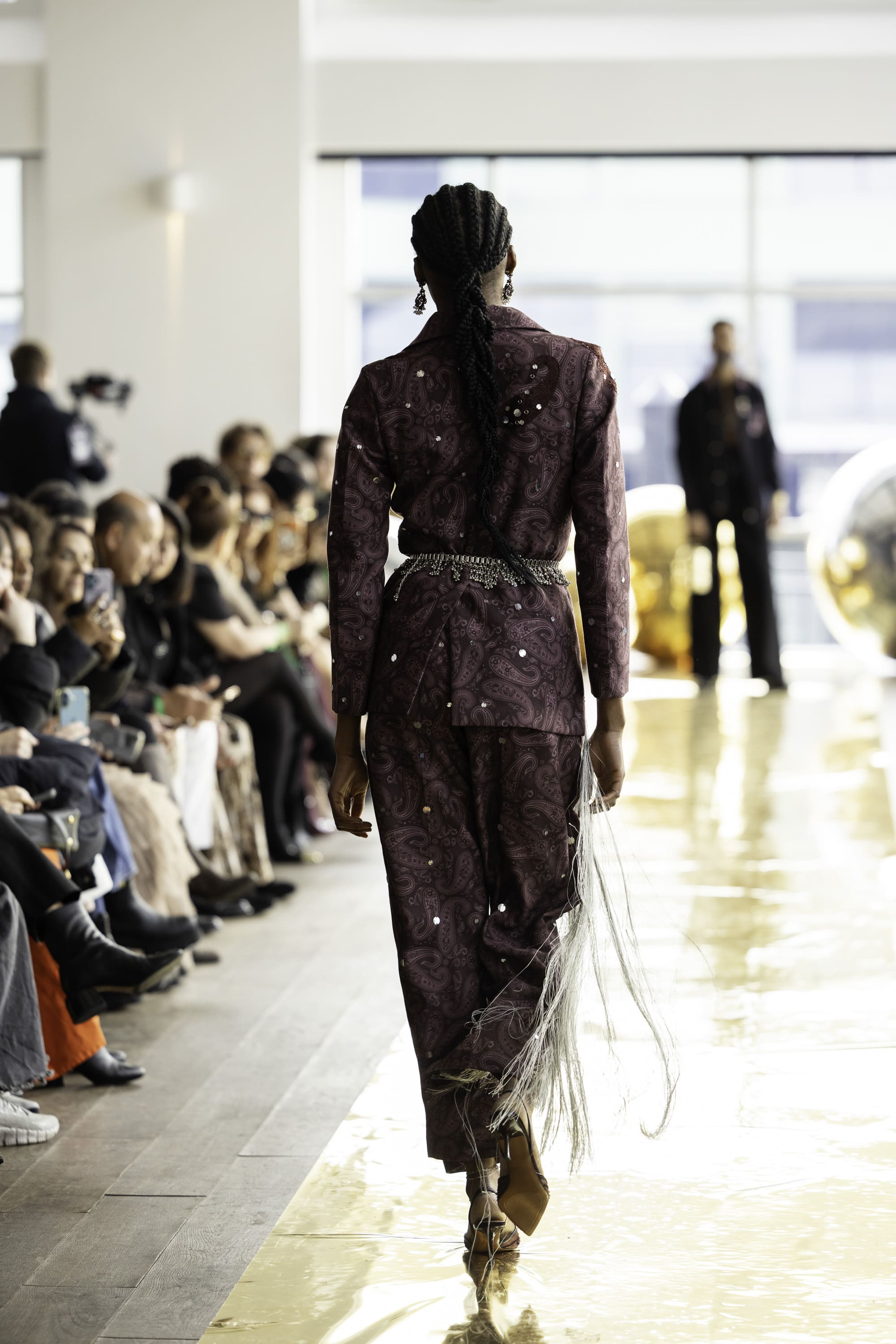 Brown Paisley Pants