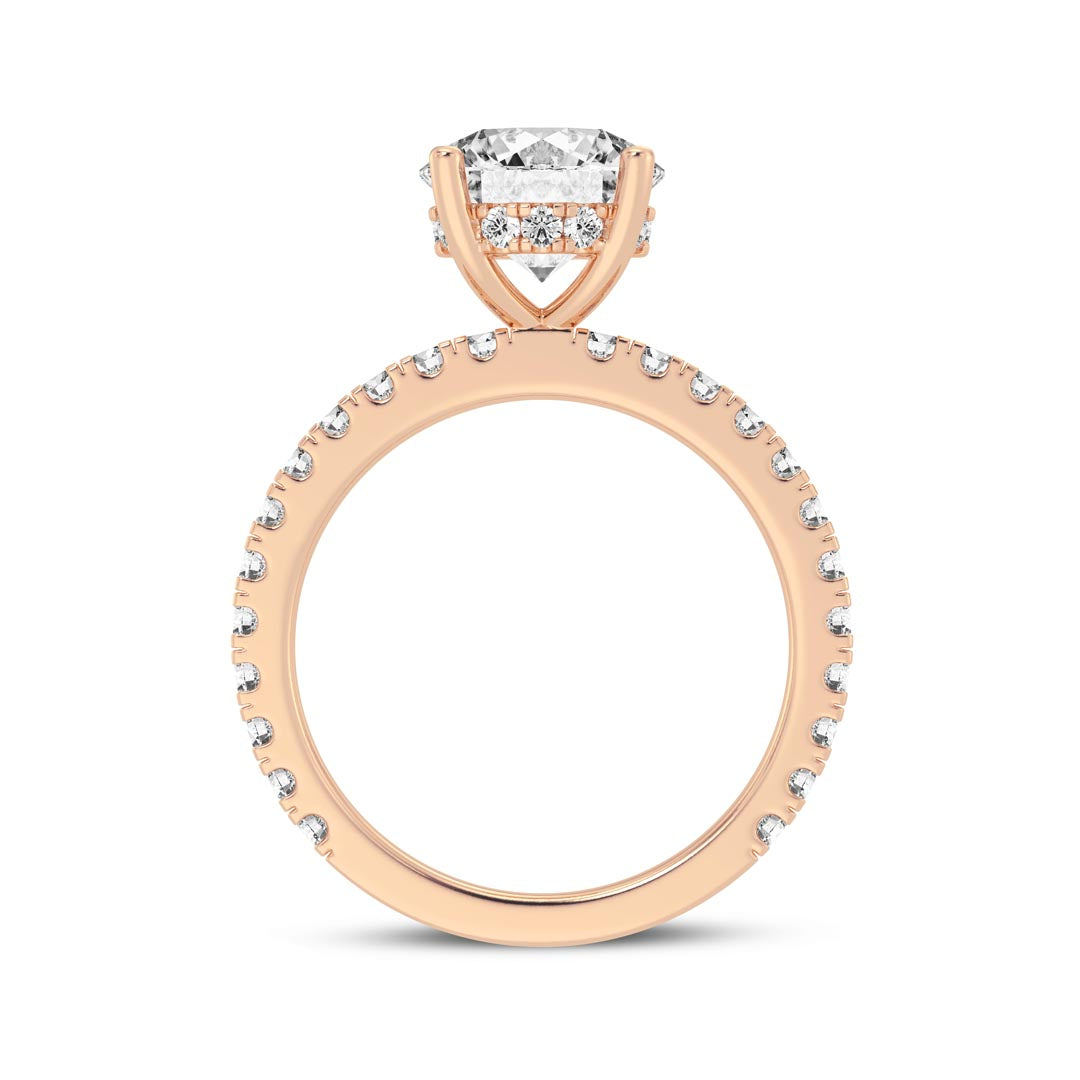 2ct Round Engagement Ring