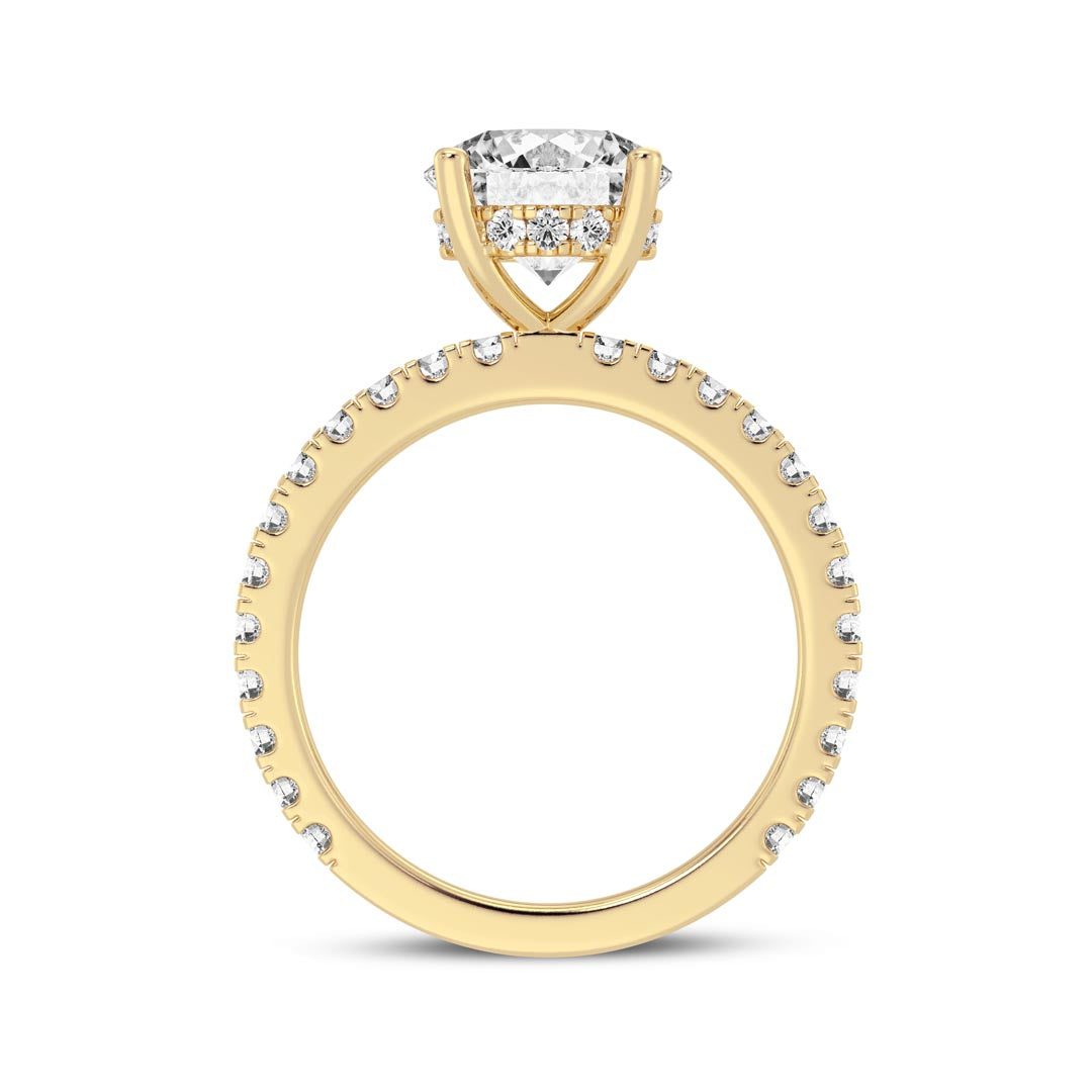 2ct Round Engagement Ring