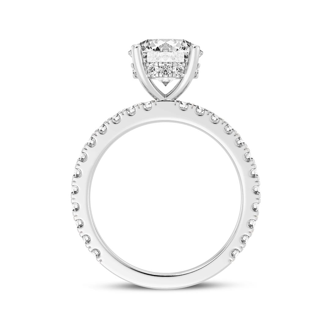 2ct Round Engagement Ring