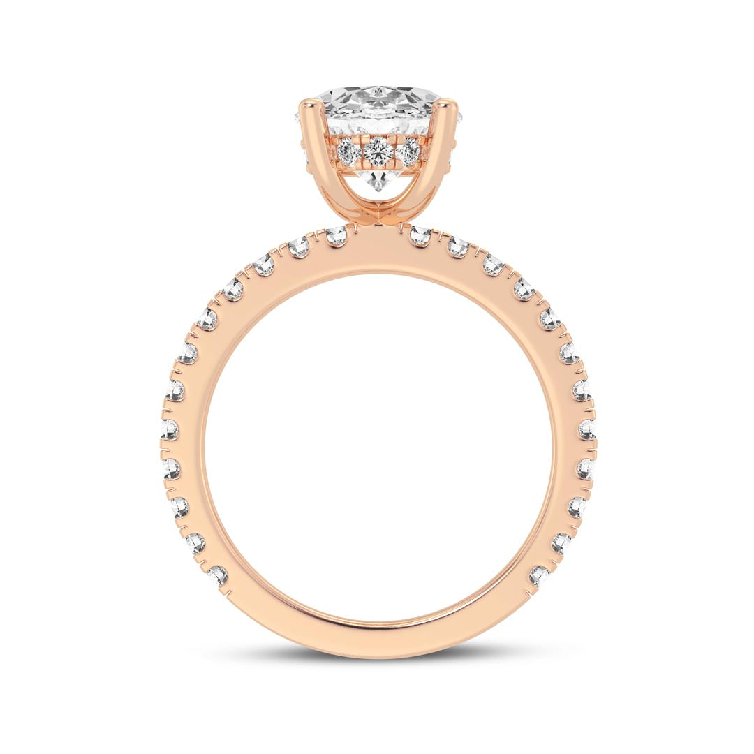 3ct Oval  Engagement Ring