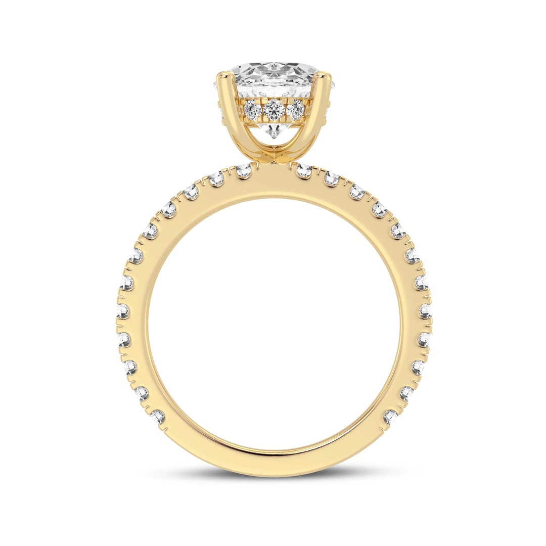 3ct Oval  Engagement Ring