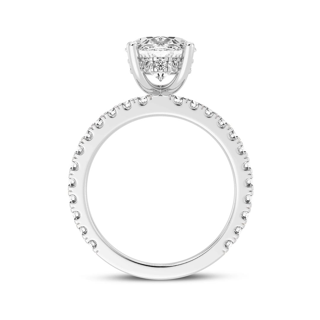 3ct Oval  Engagement Ring