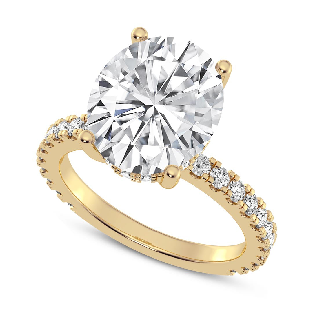 5ct Oval Engagement Ring