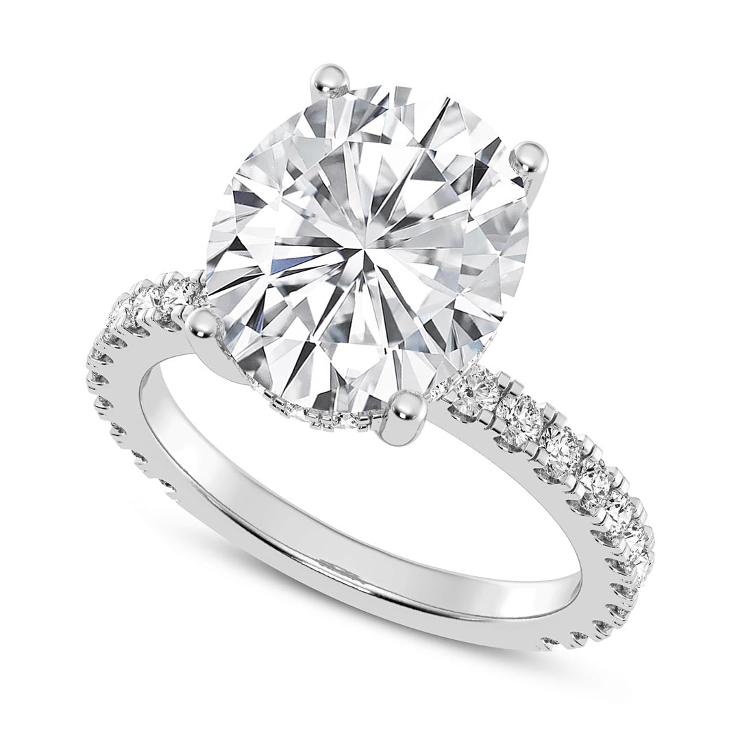 5ct Oval Engagement Ring