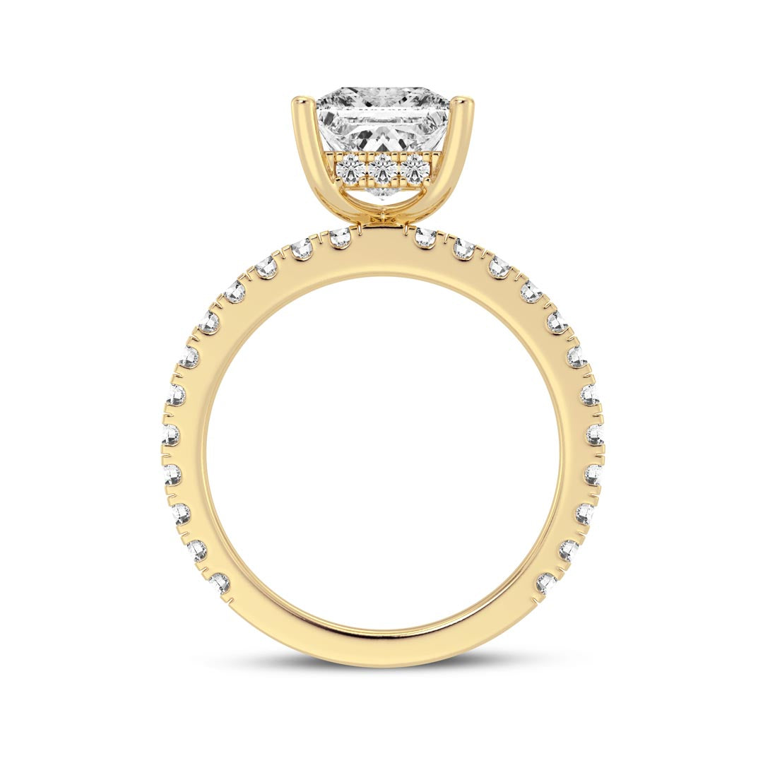 2ct Princess  Engagement Ring